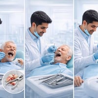 متوفر علاج مجاناً تحت إشراف أطباء مختصين قلع   حشوات   وطقم متحرك   وت...