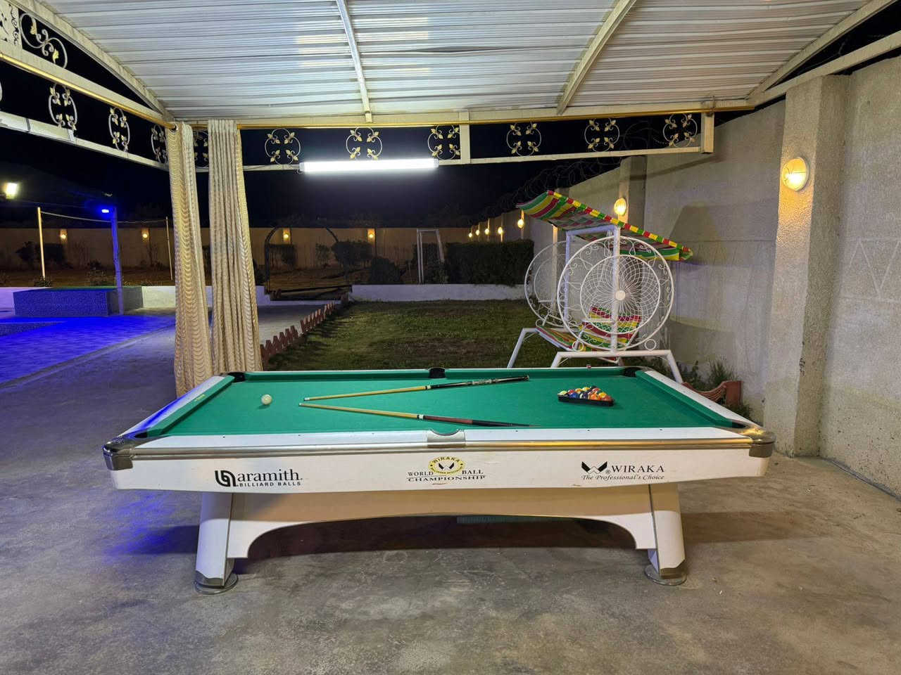 منتجع فايبز السياحي والترفيهي
يحتوي على العاب للشباب 
بليارد و منظده و فيشة 

🔴مزرعه VIP✔️
🔴مزرعه موثثه من الداخل ✔️
🔴تحتوي على غرف نوم كامله ♾️
🔴مسبح كبير 14*7 ومسبح صغير الاطفال عدد 2 🏊‍♀️
🔴مساحه المزرعه كبيره جدا 📢 واحد دونم
🔴تحتوي على العاب الاطفال 🏓
🔴مزرعه تستقبل شباب وعوائل☑️
🔴تحتوي المزرعه على مطبخ متكامل ➰
🔴انترنيت 5G🛜
🔴كهرباء على مدار 24ساعه 🔋
🔴المزرعه مكيفه من الداخل 💨
الاتصال والاستفسار (***********)
الاسعار تنافسية جدا
