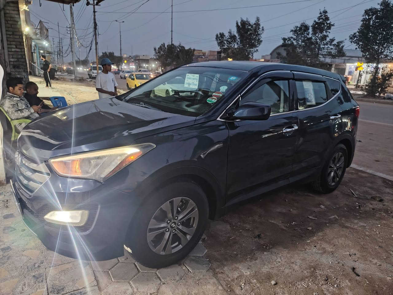 سنتافي بيع او مراوس  موديل 15مكفوله السياره من الحادث 
بيها جاملغين امامي صبغ وبنيد لئن جاردات فقط مكان السياره نجف ***********
