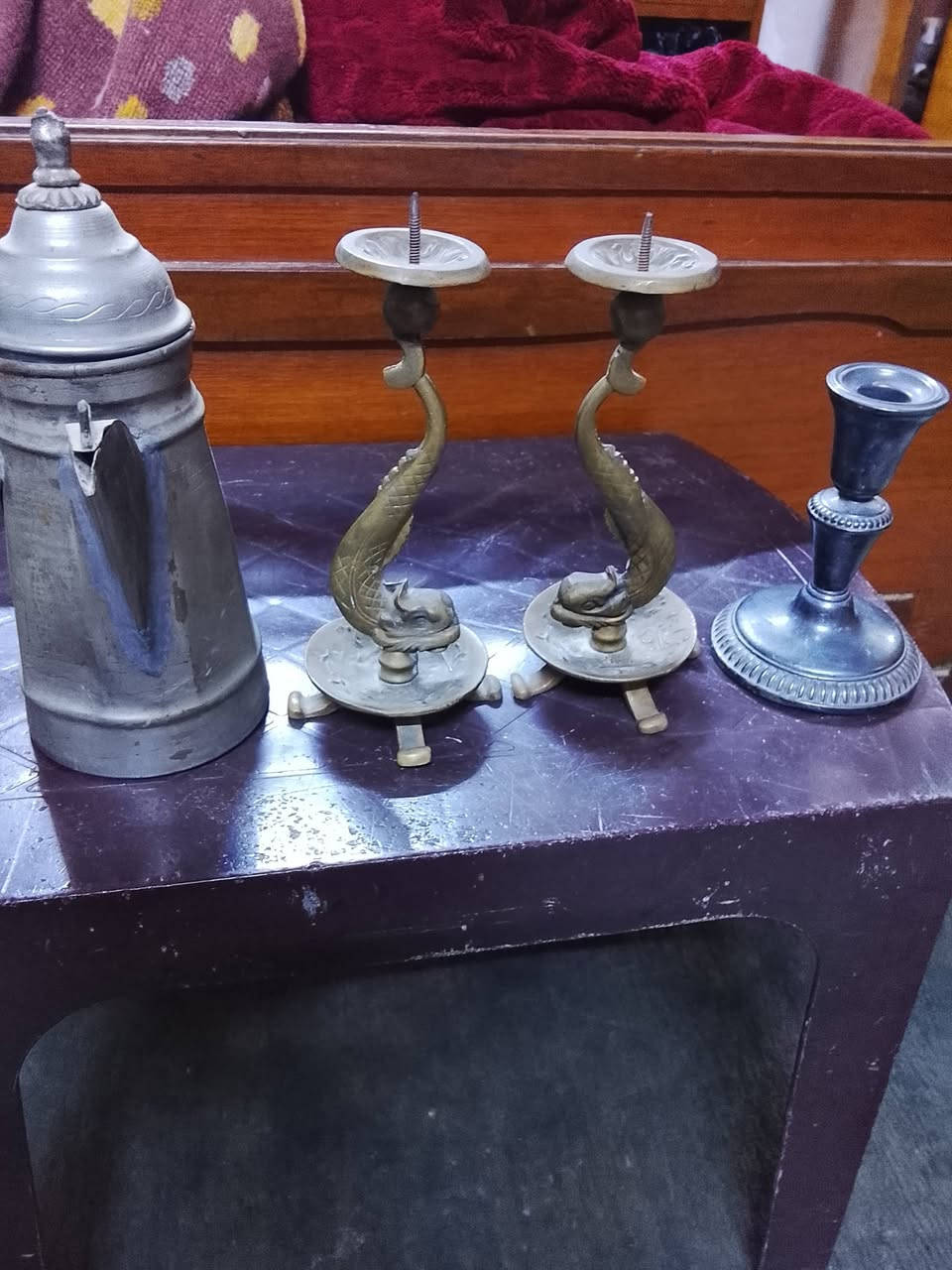 مصب نحاس،شمعدانات نحاس ثقيل على شكل دولفين ،شمعدان مفرد،حاملات كلاصات،كلاص نحاس ثقيل الوزن منقوش حفر


**إذا كنت صاحب هذا الإعلان وتريد حذفه لأي سبب، رجاءا أرسل رسالة إلى الدعم الفني**