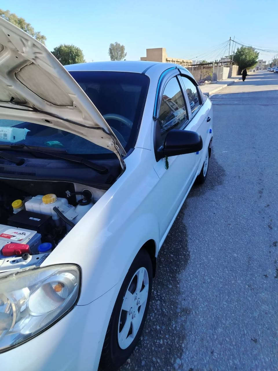 سلام عليكم سياره افيو موديل 15 سياره كفاله عامه ربع اصبع بارد مكينه مفتوك سنويه بسمي سياره ماشيه 120عل وضع شركه  تخم تأير حداديه عل وضع شركه تبريد ثلج وعل وضع شركه سياره جاهزه برغي نقص ما بيه مكان نجف ؟؟
الاستفسار تصل ***********
