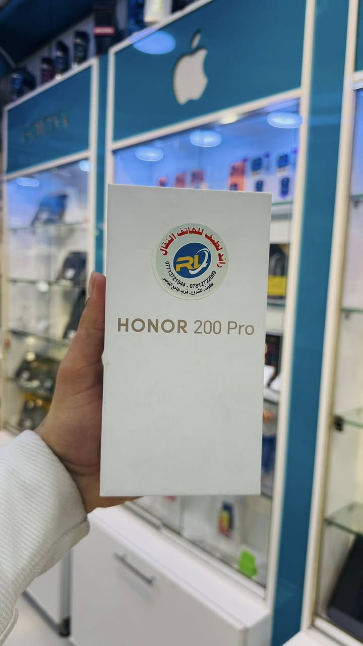 عروض يوم الجمعه ناررر 🔥🔥🔥🔥

رائد لطيف للهاتف النقال 

هونر 200 برو (5G)  (مستخدم)

🔥🔥السعر 375 الف🔥🔥

المواصفات ⬇️⬇️⬇️
المعالج: ثماني النواة Snapdragon 8s Gen 3 تكنولوجيا 4 نانو
التخزين / الرام: 512 جيجا مع 12 جيجا رام
الكاميرا: خلفية ثلاثية 50+50+12 م.ب. / امامية 50 م.ب.
الشاشة: 6.78 بوصة بدقة 1224x2700 بكسل بها ثقب مزدوج
نظام التشغيل: اندرويد 14
البطارية: 5200 مللي أمبير

العنوان كوت شارع المشروع  قرب جامع الناصر
للاستفسار
***********
***********

يوجد توصيل داخل وخارج الكوت 🚕📦📦🚕🚚📞

اوقات العمل من 8 صباحا الى 9 مساءً
