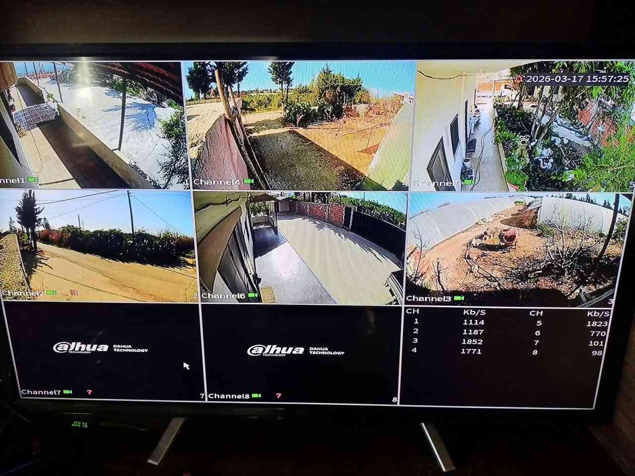 تم بعون الله تأمين موقع 
منطقة ناحية كنعان. البدعة 
#جودة_العمل... #سرعة_الانجاز... #اتقان_التنفيذ
-------------------------------------------
تفاصيل العمل و صيانة 
♦️كاميرات عدد 6 من ماركة داهوا وكاله العالمية دقة 2 ميكا
♦️ تقنية التصوير الملون ليلاً ونهاراً full color صورة و صوت 
♦️ جهاز DVr 8 CH مع هارد خزن t1 كيكا 
♦️ طريقة تسليك الكيبلات (تري لاصق) كيبلات مخفية
♦️ تثبيت بوكسات للكاميرات الخارجية لحماية الفيش
-------------------------------------------
من اجل خلق مجتمع امن وذكي وللحد من الجرائم وعمليات السرقة وتوفير حماية للممتلكات الخاصة والعامة
               ((((في محافظة. ديالى ))))) 
مستعدين لتنصيب وصيانة كاميرات المراقبة في ( المنازل / المحال التجارية / الشركات / المدارس / المشاريع / المعامل / الدوائر الحكومية )
بوجود كادر هندسي وفني احترافي متخصص وبأسعار مناسبة

#اتقان_العمل... #سرعة_الانجاز... #اتقان_العمل

--------------------------------------
متمرسين علئ كافة انواع الكاميرات نظام ip + انلوك
( Dahua /Hikvision / Aswar / XVision / HiLook / Unv / Samsung / ACCU VISION )

خدماتنا تشمل :
1)تنصيب وبرمجة وصيانة كاميرات ip + انلوك
2)تنصيب وبرمجة وصيانة وتحديث  اجهزة NVR + DVR
3) برمجة ونصب الكاميرات المتحركة PTZ
4) برمجة َنصب كاميرات ال WiFi وربطها علئ الهاتف
5)نصب وبرمجة كاميرات التقاط ارقام السيارات ANPR
6) برمجة وادارة ستورجات الخزن  وسستمة المنظومات والمشاريع الكبيرة
7)تأسيس وتسليك وتفييش جميع انواع الكيبلات RG45 و BNC 

#اتقان_العمل... #سرعة_الانجاز... #اتقان_العمل

--------------------------------------
للتواصل معنا :
العنوان المكتب . ديالى بلدروز حي العصري  شارع حاتم القاضي 
فيس بوك : مكتب الرافدين للألكترونيات 
الهاتف : ***********
 #تنصيب_كامرات #كاميرات_مراقبة_منازل #كاميرات #كاميرات_المراقبة #كاميرات_متحركة #كاميرات #فني_كاميرات_مراقبة #dahua #dahuatechnology #dahuamena #hikvision #hikvisioncctv ##Aswar #unv
