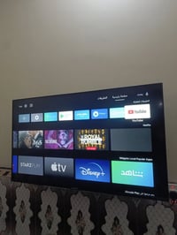 شاشه الحافظ حجم 55 جديد مستخدمة قليل السعر 400 وبيهة مجال قليل مكان ال...