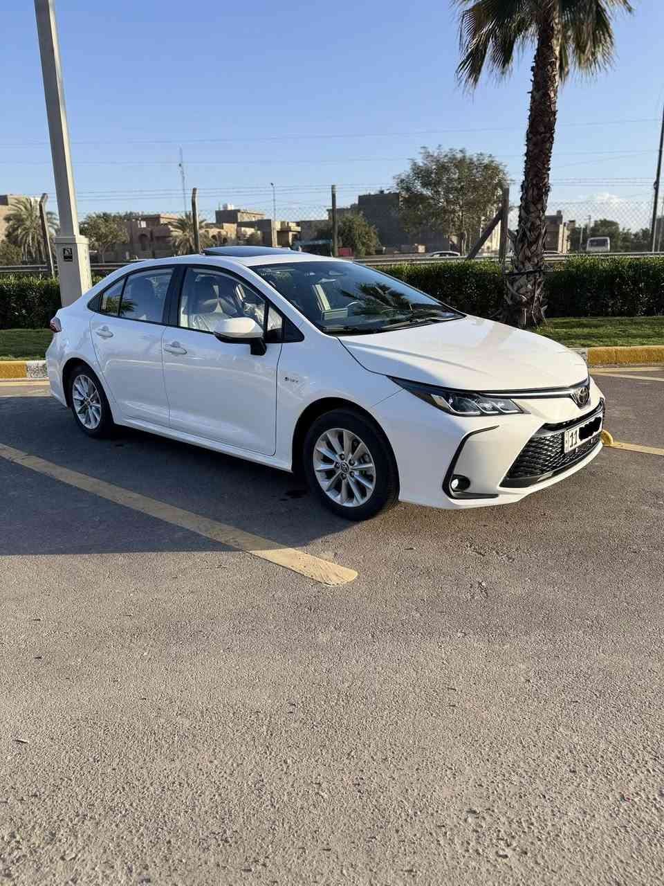 كورلا 2024  هايبرد شكل الخليجي
مكفوله كفاله عامه من من الصبغ و البارد و التبديل    
 رقم بغداد بسمي 

فول مواصفات 
البصمه تشغيل وبصمه أبواب 
كشن جلد وكهرباء 
فتحه سقف  اوتو هولد 
سايد بريك بصمه 
انضمه قياده نورمال -ايكو - سبورت 
شاشه ديجيتال  شاشه اعطال 
جام أربعه اوتو مثبت سرعه 
تحديد مسار رادار امامي 
القياده الاليه 
سياره جديده بعده بحاله الشركه 

السعر 145  
الرقم ***********
العنوان بغداد الغزالية
