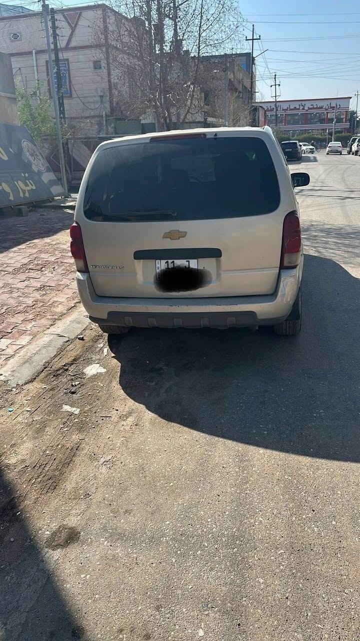 السلام عليكم للبيع شفروليت بلاندر موديل 2007 كير مكينة حاوية جدد كهربائيات كلها شغالة رقم بغداد  انكليزي الجديد تحويل ثاني يوم  7 راكب سعر 52 ورقة وبيها مجال مكانه بصرة خوان انا مكلف بالنشر كلشي ما اعرف اتصل ع رقم ‭0783 330 0199 البصرة, العراق
