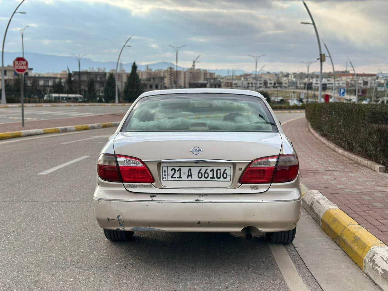 نیسان ماگزیما مۆدێل ٢٠٠١ تەحویل ئەسل مەکینە ٣٠٠٠ ئۆتۆماتیک گێڕو مەکینە بەشەرت سەنەوی تا ٢٠٢٩ تازەیە بە ناوی خۆمەوەیە سەیارەکە دەعمی قورسی نیە ٤ جام کارەبایە شاشەو کامیرایە لە سلێمانی سەیارەکە بە سعر ئارمێک دای ئەنێم زەرور پارەم فرۆشریارم  ٤٨ گەڵا معامەلەیەک زۆر کەم  *********** السليمانية, العراق
