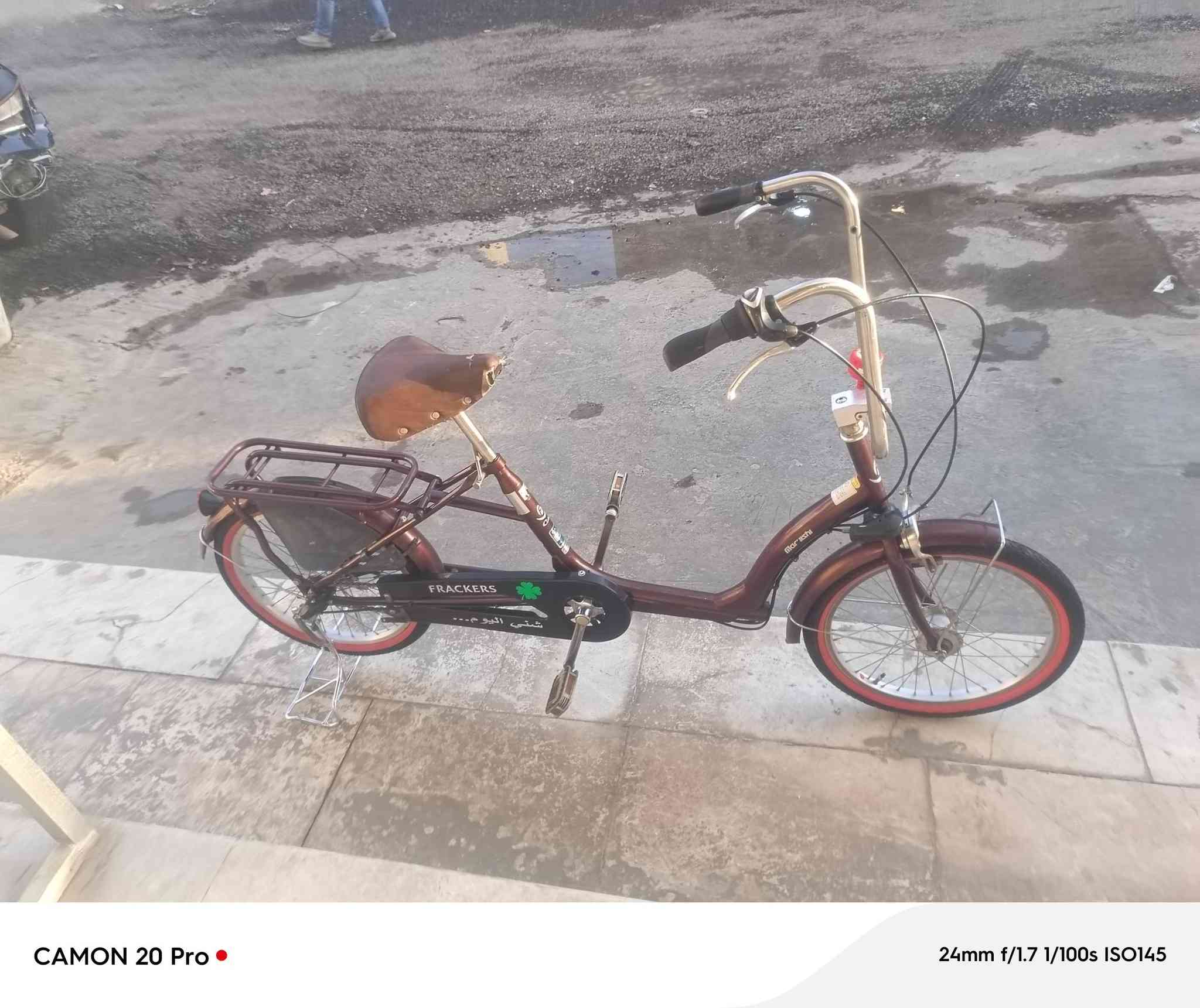 السلام عليكم بايسكل تكسي حجم 20 نضيف للبيع او مراوس بدراجه شحن نضيفه للاتصال ***********
