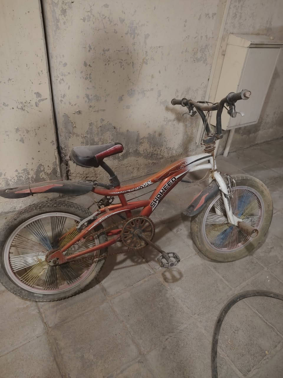 بايسكل BMXللبيع حجم 24 التاير الخلفي يراد بس نفخ
البريك الخلفي بلبايدر 
رقم
*********** سعر 55بي مجال للطيبين
