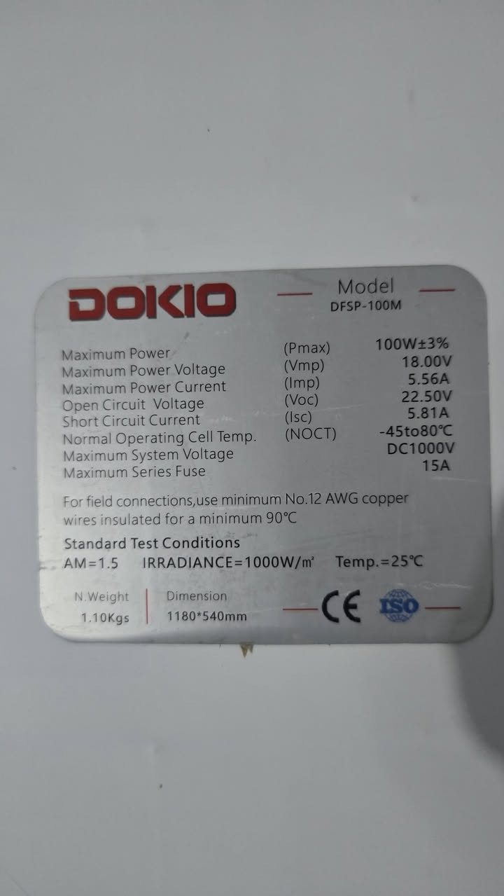 طاقه شمسيه قابله للطوي
100 واط
طول 120 سم
العرض 55 سم
مكان ديوانيه ***********
