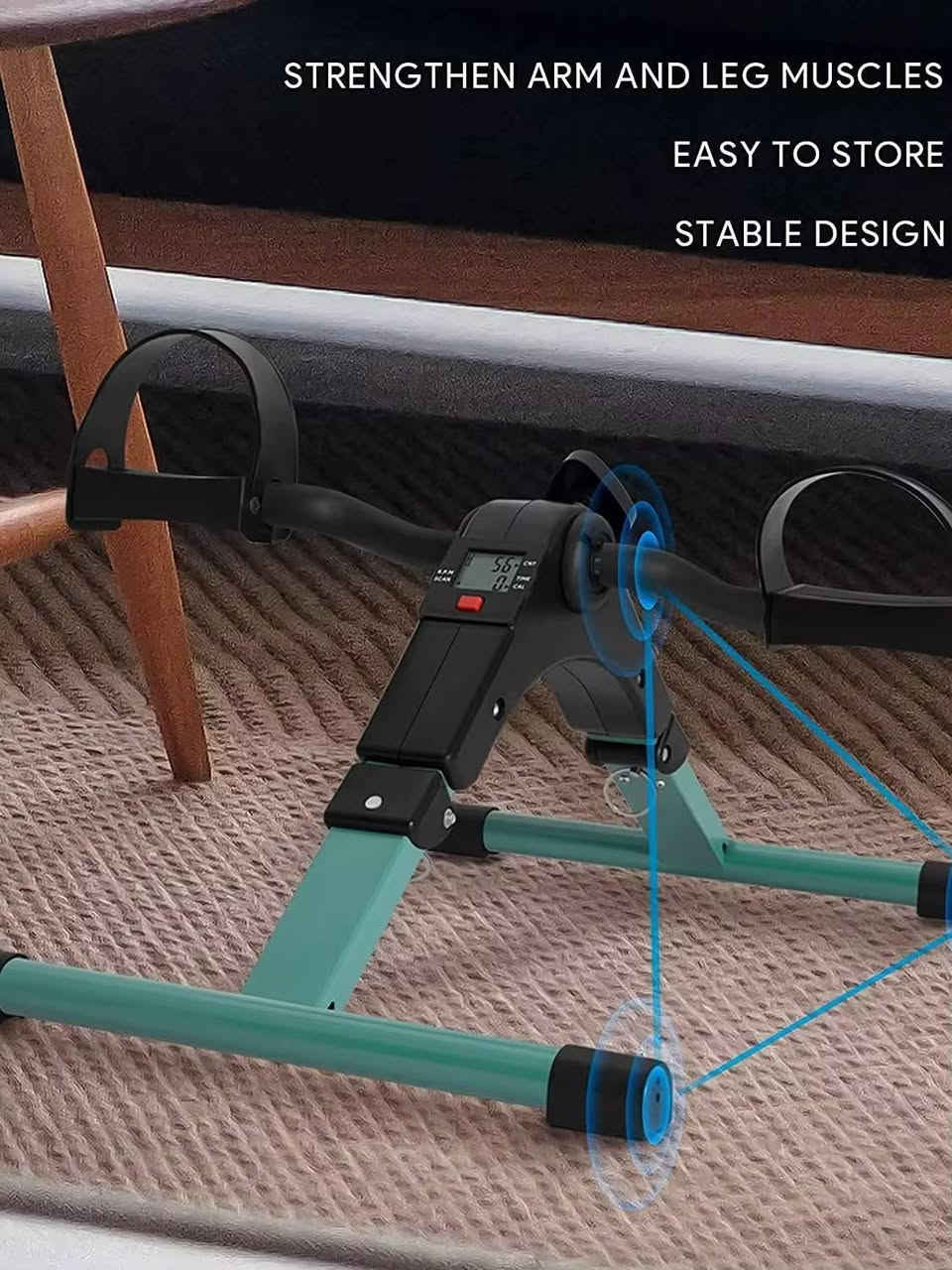 جهاز تمارين الساقين والذراعين

- جهاز تمرين للذراعين والساقين قابل للطي وخفيف الوزن سهل الحمل والتخزين 

شاشة عرض الكترونية LCD: شاشة عرض 4 وظائف تعرض وقت التمرين ، وعدد الثورات ، وعدد الدورات ، والثورات في الدقيقة (دورة في الدقيقة) والسعرات الحرارية المحروقة ، بالإضافة إلى وظيفة المسح الضوئي التي تعرض جميع القيم.

- عجلة مرنة تتميز بوجود حزام حولها يسهل عملية استخدامه 

- 5 مستويات يمكن التحكم بها لمقاومة حركة العجلة وكثافة التمرين عن طريق ضبط المقبض
 
- مصنوع من حديد عالي الجودة متين وآمن 

- يعزز الطابق السفلي الأوسع والهيكل الفولاذي الثقيل الاستقرار والدعم أثناء ممارسة التمارين الرياضية

- يستخدم لتمرين الذراعين والساقين في المكتب أو المنزل لتقوية العضلات أو تخفيف التوتر

- الابعاد : 48.5 * 36 * 33 cm موصل, نينوى


**إذا كنت صاحب هذا الإعلان وتريد حذفه لأي سبب، رجاءا أرسل رسالة إلى الدعم الفني**