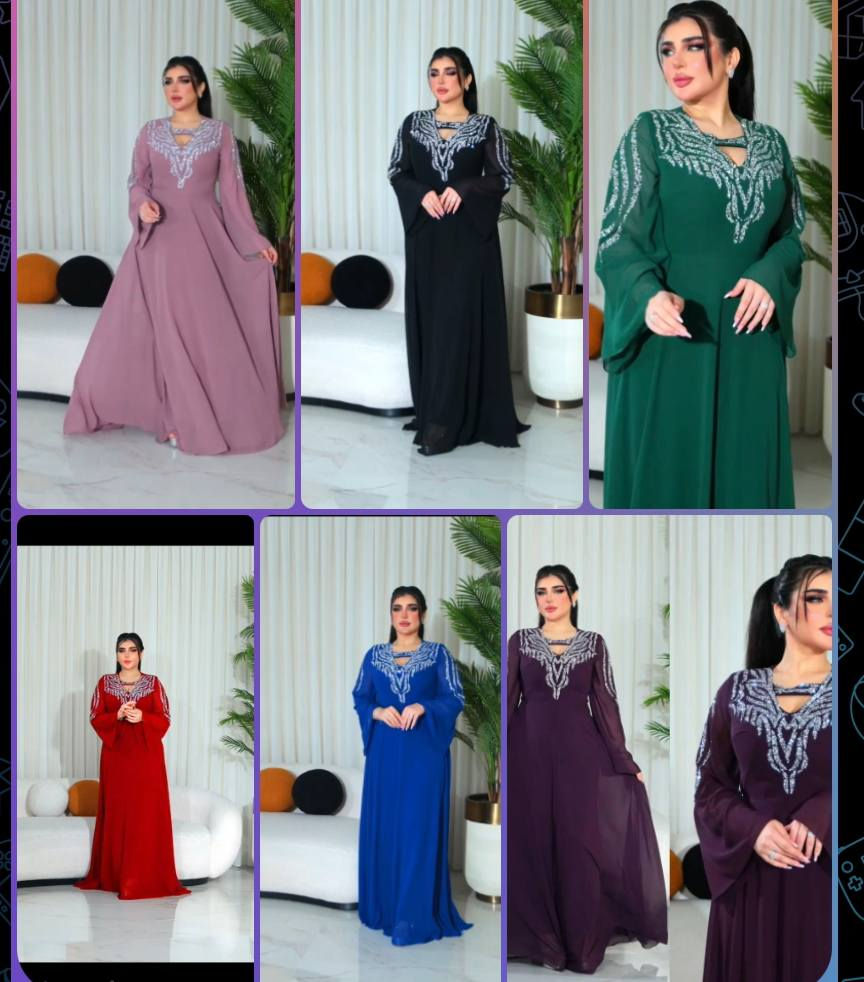 #فساتين
#فساتين_سهرة
#فساتين_مناسبات
#فساتين_خطوبة
#فساتين_حنة
#قفاطين
#موديلات_جديدة
#ارقى_القماشات
#اذا وصل مو نفس الطلب يحقلكم الترجيع 
#متوفر_جميع_القياسات
#الاسعار_حسب كل موديل 
#يتوفر توصيل لجميع المحافظات العراق 

#للحجز والاستفسار مراسلة الصفحه☝️☝️☝️


**إذا كنت صاحب هذا الإعلان وتريد حذفه لأي سبب، رجاءا أرسل رسالة إلى الدعم الفني**