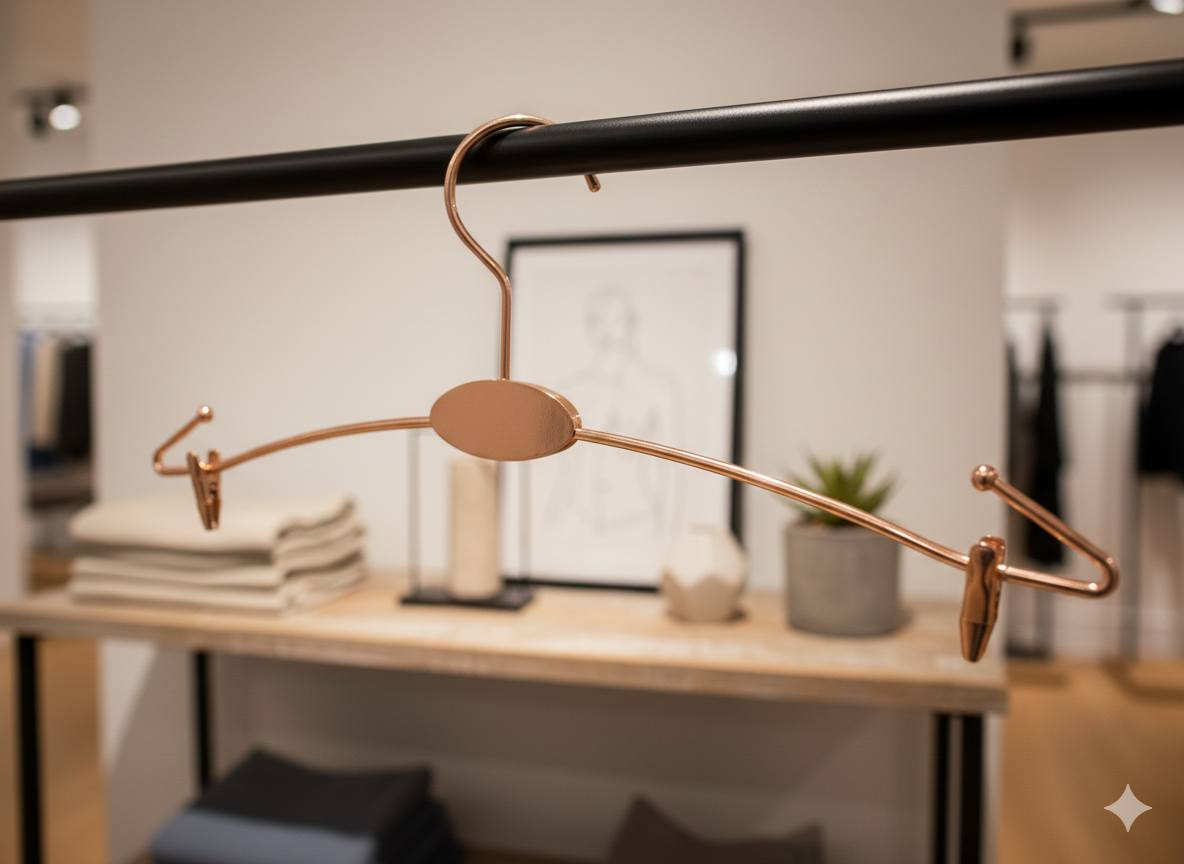 للبيع  تعليق نحاسي اصلي لملابس  الداخلية
ويستعمل للمحلات الملابس والكوزمتك
مستعمل نظيف جدا  95 ٪ جديد 
  تتوفر كمية منه لليحتاجهن ***********
وعدنا بعد ديكور محل كامل للبيع رفوف و خشب و ميز جام و رفوف جام و مليكانات اطفال
المكان كركوك
