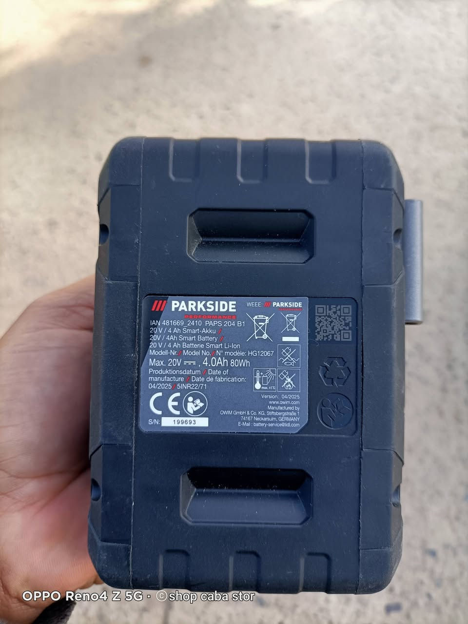 Viseusse brushles Parkside 20V 4ah bluetooth année 2025


**إذا كنت صاحب هذا الإعلان وتريد حذفه لأي سبب، رجاءا أرسل رسالة إلى الدعم الفني**