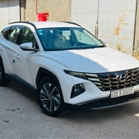 ♥️ توسان 2024 خليجي  السيارة بيها صبغ الصندوق وربع جاملغ خلفي السونار ...