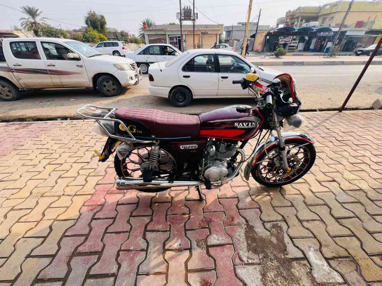 نام برو. موديل 2024.  نضاف فول محرك 200.  cc مكاني جنوب الموصل كياره رقمي *********** السعر 675 بي مجال شي قليل
