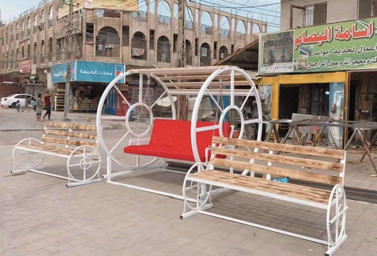 السلام عليكم
زبائنا الكرام
لدينا #مراجيح و زحليكه وميز طعام وسنادين  
صناعة محليه الاولى في بغداد عمل يدوي
باسعار مناسبة مع الضمان سنة تشمل العمل وصبغ بلاش 
المرجوحة الأكثر طلباً رجعتلكم بسعر جديد وألوان مختلفة!

والتوصيل بغداد المحافظات! 🚚💨

ليش تختار مرجوحتنا؟

🔹 خامات قوية ومتينة
🔹 تصاميم عصرية تناسب كل الأعمار
🔹 أسعار تنافسية وعروض خاصة لفترة

✔️ متانة وجودة عالية
✔️ تصميم أنيق ومريح
✔️ مثالية للكبار والأطفال
✔️ سهلة التركيب والاستخدام
✔️ تتحمل وزن لحد 300 كيلو
✔️ تحتوي على مظلة متحركة
موقع المعمل  بغداد البنوك تقاطع الفلسطيني
بها البصام : ***********
