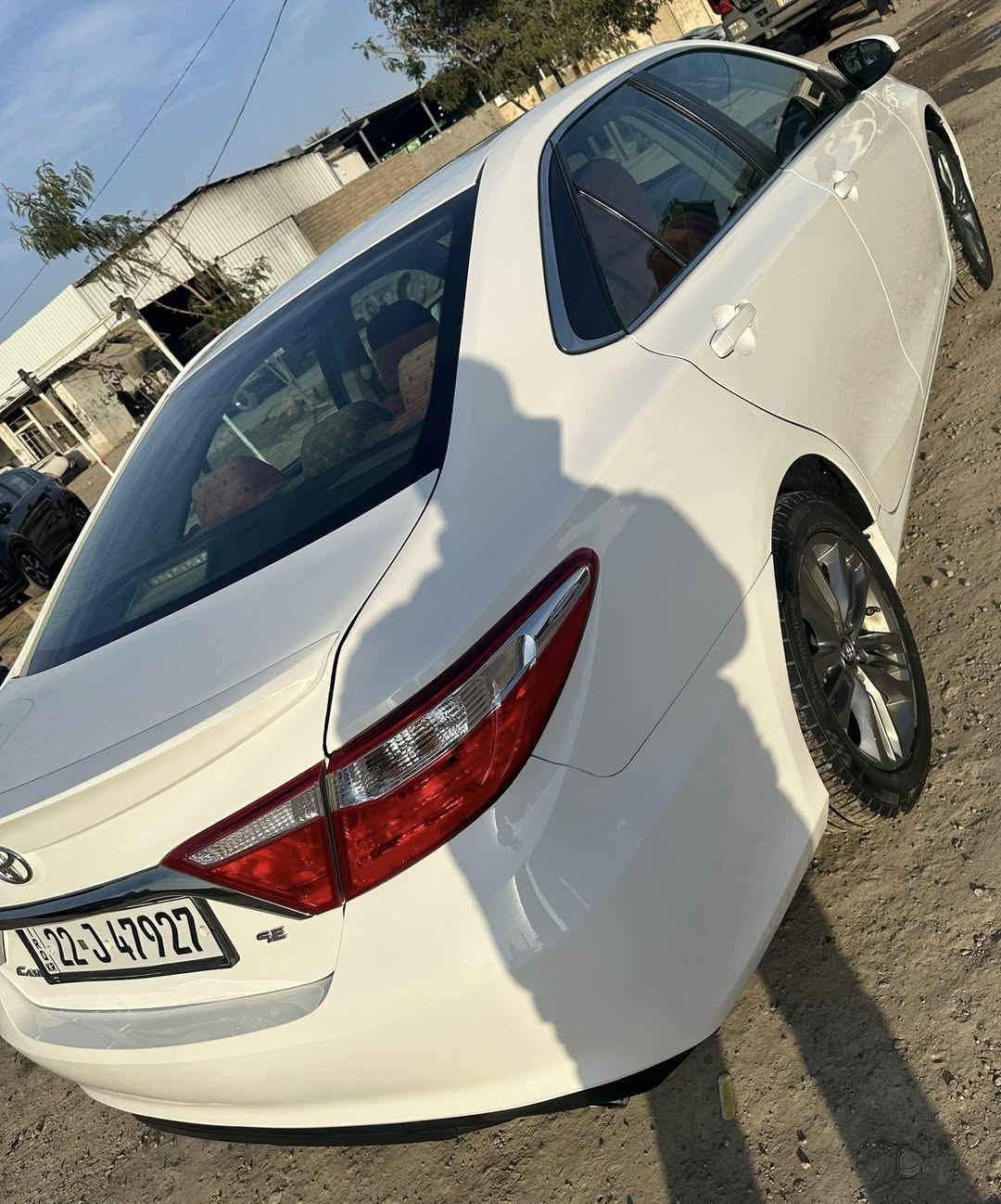 كامري ٢٠١٦SEوارد امريكي
بيها صبغ بلچاملغ الخلفي فقط ومبدل قبق الجنطه بلادي بچم كبس شرط سياره جديده ماشيه ١١٠ حقيقي گير ومحرك كله مكفول وموجود السونار بلصور موضح تفاصيل للاستفسار *********** 

مكان سامراء
