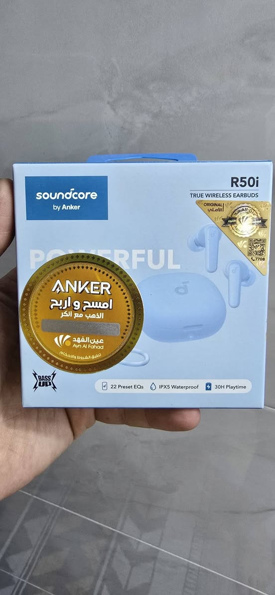 ايربود اصلي ماركة انكر ضمان عين الفهد 

جودة عالية وضمان حقيقي

للحجز والاستفسار راسلوني

.


**إذا كنت صاحب هذا الإعلان وتريد حذفه لأي سبب، رجاءا أرسل رسالة إلى الدعم الفني**