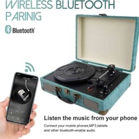 جرامافون • بلوتوث • حقيبة عتيقة