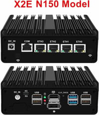 انتل N150 • ٤ منافذ 2.5GbE • بدون رام وSSD