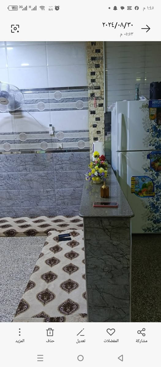 سلام عليكم بيت للبيع حي النداء المنطقه بل 50الف  قريب جمله ريحانه المصطفي الركن شارع60.اوتنزل 3ساحه عل يسره البيت  التفاصيل البيت بسمي طابقين عل ساحه الوجهه 6انص مربع غرفتين وصاله الغرف بيهن اسويته الفوك اوجوه استقبال اوصاله اومطبغ حار اوبارد بناء.درجه اوله  المساحه٦٥متر .........السعر 72.مع المجال  الاتصال عل واتساب او رقم ***********
