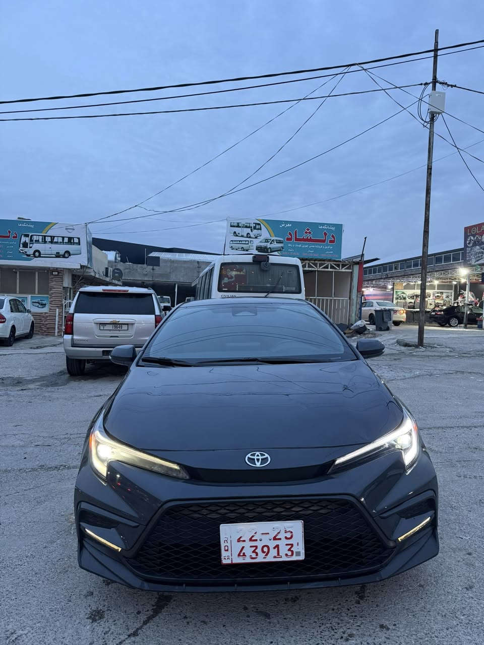 كورلا  se سمنتى ٢٠٢٤ نيف بوند صبغ بئ داخلى و إرباگ 
مواصفات se داخلى سپى وبصمه وشغال 
١٩ هزار كم چويه.
كورلا se لون سمنتي ٢٠٢٤ نص بوند صبغ بدون دواخل وإرباگ
مواصفات se داخلي ابيض وبصمه وتشغيل عن بعد 
١٩ الف كم ماشي.
سعر ١٤٨ ومجال   ت/ ***********   ( دهوك )
