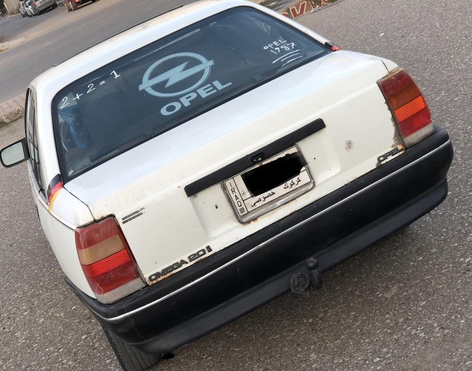 📞***********
اوبل اوميكا كير عادي رقم كركوك اليف سنويه عاج منتهي 
محرك ٢٠ بلاد لاصرف ولابخار ⚒️
دفتر بانزين موجود ⛽️
سياره بلادي لاصبغ ولاضربه فقط خياس معمره 🔧
سعر ١٨ ورقه 💵
مكاني كركوك
