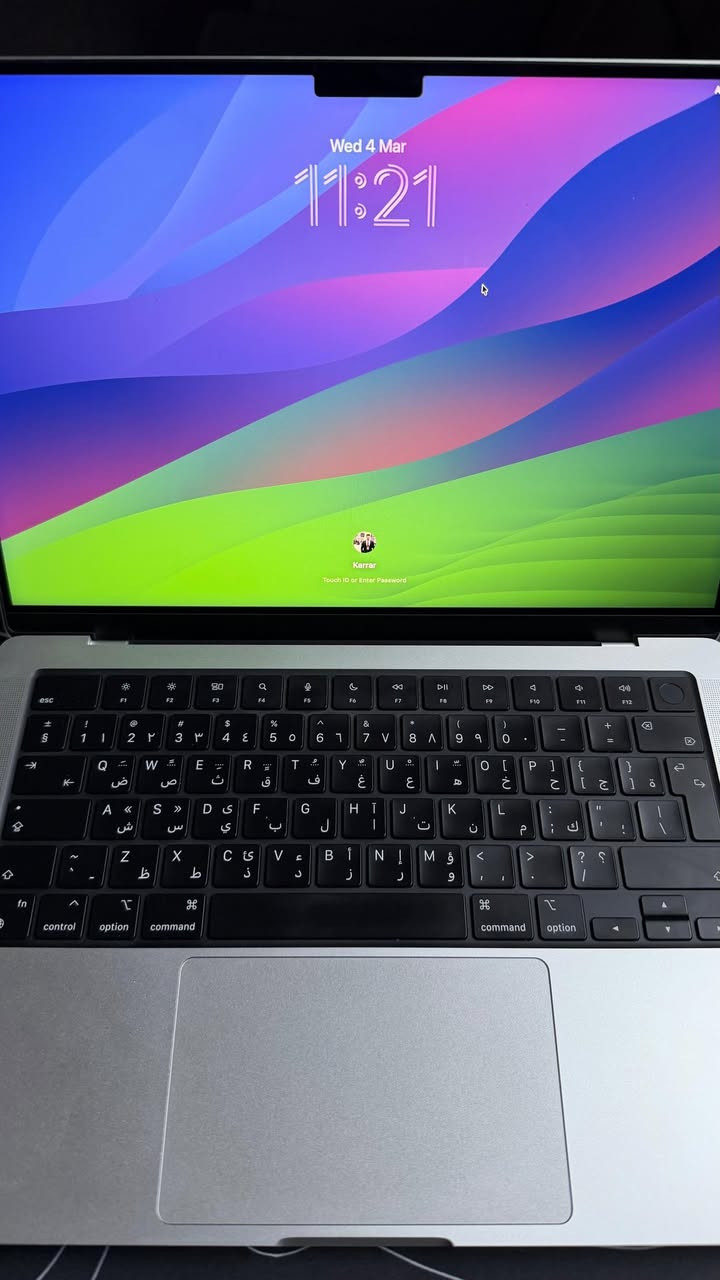 📢 للبيع: MacBook Pro M4 512GB

 • المعالج: M4
 • التخزين: 512GB
 • الشاشة: 14 بوصة ( انج ) 
 • الرام: 16GB
 • الحالة: نظيف جدًا
 • البطارية: 100%

💰 السعر: 2,150,000 IQD

📞 للتواصل والاستفسار: ***********
