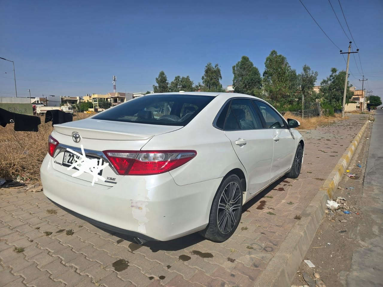 كامري اربيل للبيع وباسمي .
وبسعر مناسب وفووول موصفات .
موديل 2016
السعر 125$ .
مكان السيارة كركوك 
***********
