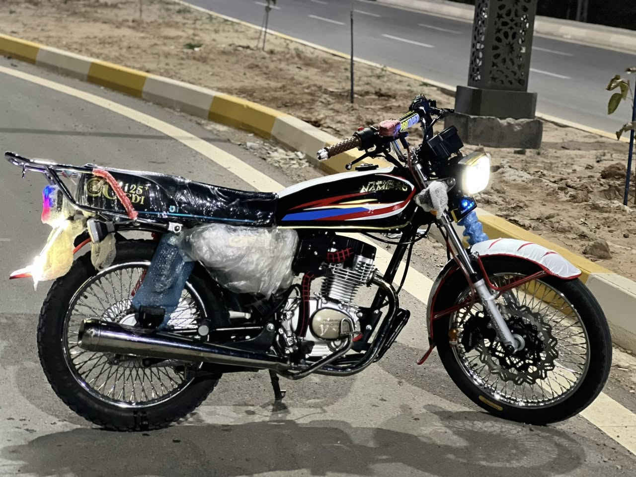 سلام عليكم ماطور نامى پرو محسن اى عيب مابى  كوله شغال بصمه  موديل 2026محرك 125 مكان خانقين ره قم تليفون ***********
