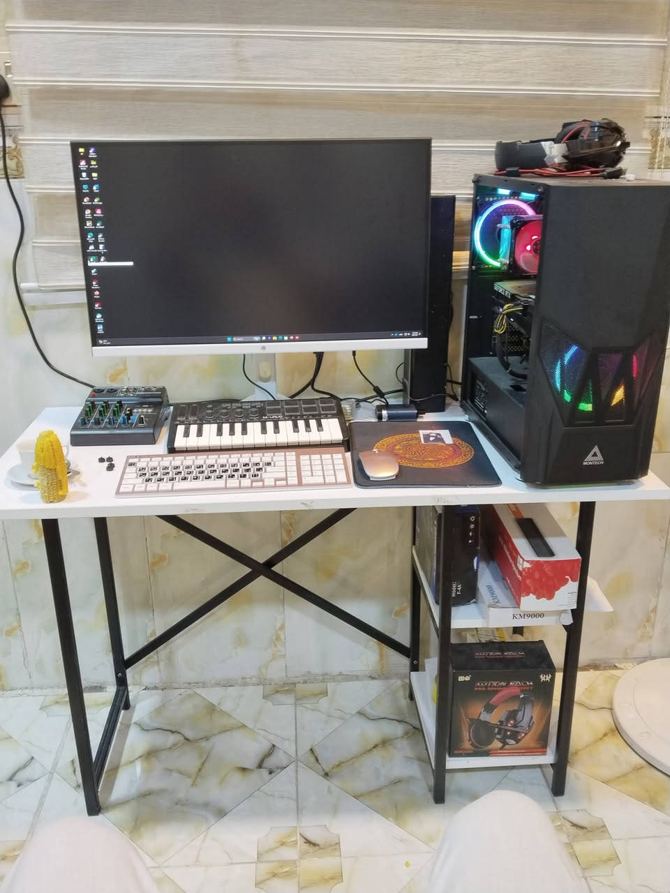 Cor i 7 g 11
Ram : 16gb 3200hz DDr4
Rom : samsung ssd 870 1 TB
Rom : WDE 1 TB
Gpu : Gigabyte AORUS GeForce RTX 3060 ELITE 12G
Screen Generic  2k 180hz
Power supply:Axtrom  700w

سعر 1400


**إذا كنت صاحب هذا الإعلان وتريد حذفه لأي سبب، رجاءا أرسل رسالة إلى الدعم الفني**
