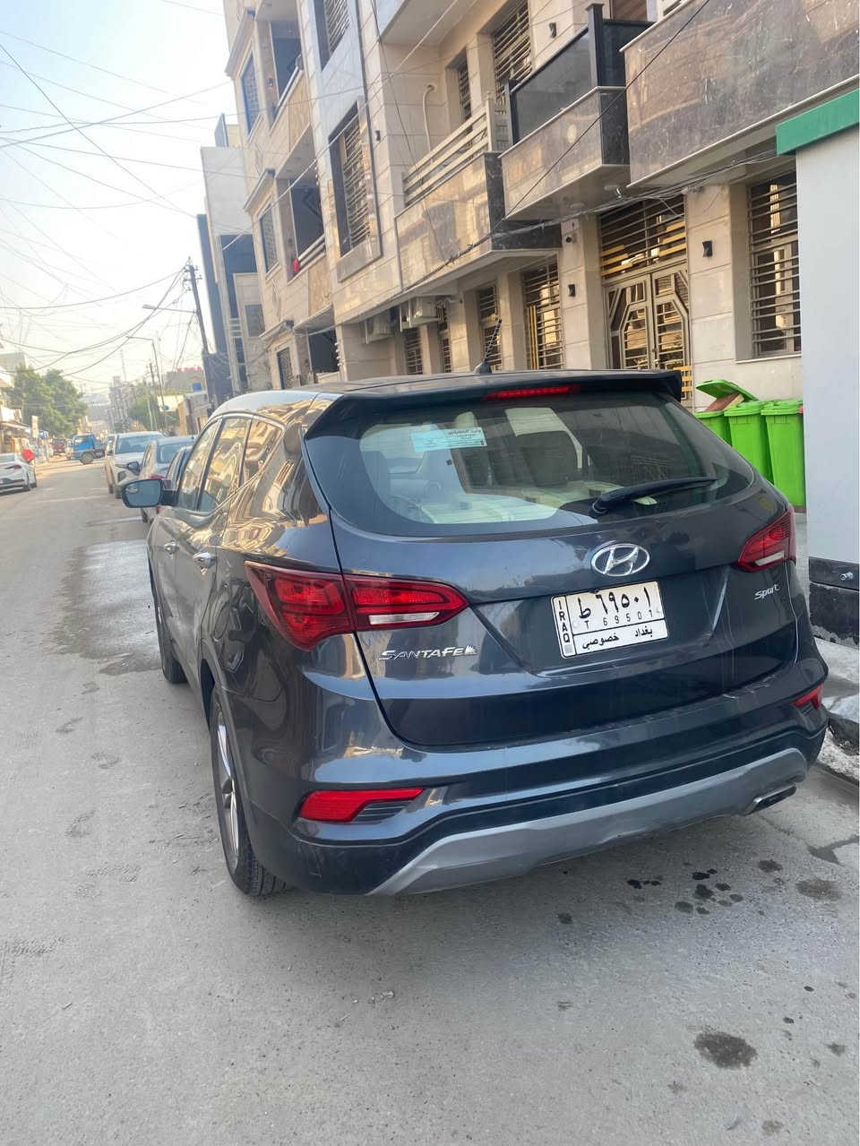سنتافي 2018 امريكي 
محرك اربعة 2400 GDI
حادث خشم بنيد فقط 
يوجد بارد خفيف كل شي موضع بسونار 
المكان حلة بابل 
رقم تواصل : 
*********** حلة, بابل

