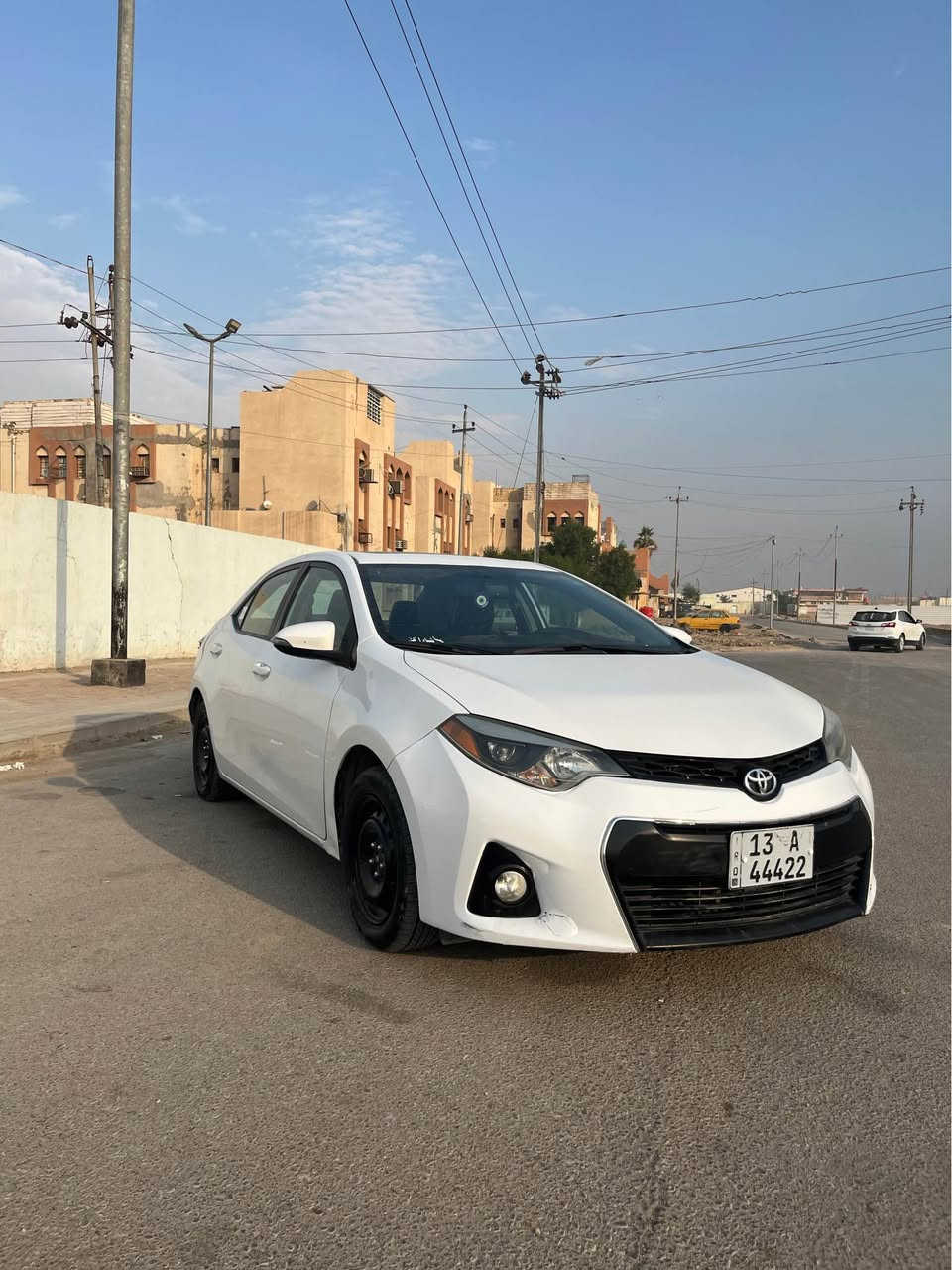 كورلا للبيع
موديل :2015
فول موصفات 
مانع انزلاق 
سبورت
كشنات جلد
تدفئة بل كشنات
فتحت سقف 
لسياره مكينه 1800
وارد كندي كلين تايتل
لسياره كير مكينه كفاله 
قطره صبغ مابيه 
سعر السياره 145$
*********** عمارة, ميسان
