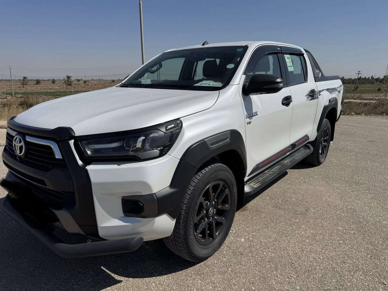 سلام عليكم هيلوكس ادفنجر 2024 ماشيه 58 الف
مكفوله كفاله عامه ما عده بارد 4اصابع بل باب البدي
كما موضح بل صوره السياره جاهزه من كلشي
دوشمه كشنات دوشمه ارضيه /درع امامي درع خلفي
رقم أربيل تريد تحويل تريد وكاله
السعر/415$وبيه مجال 
مكان السياره الديوانية غماس
الرقم/***********
