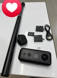 Insta360 ONE X • بطاريتان • ستاند ٣م