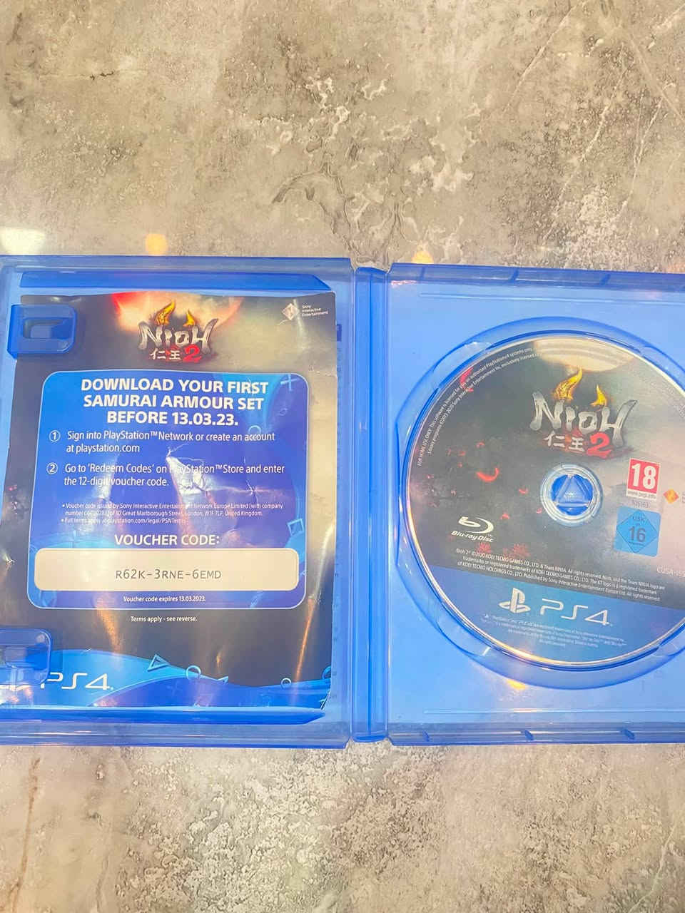 للبيع لعبة Nioh 2 على PS4
لعبة مشابهة للعبة GOD OF WAR كريتوس
✅ القرص نظيف ويشتغل 100% بدون مشاكل.
✅ مع العلبة الأصلية.
السبب: ختمتتها مرتين من المتعة .
السعر: (20 الف ) بيها مجال .
مكاني موصل بل جامعة
للتوصل خاص .


**إذا كنت صاحب هذا الإعلان وتريد حذفه لأي سبب، رجاءا أرسل رسالة إلى الدعم الفني**