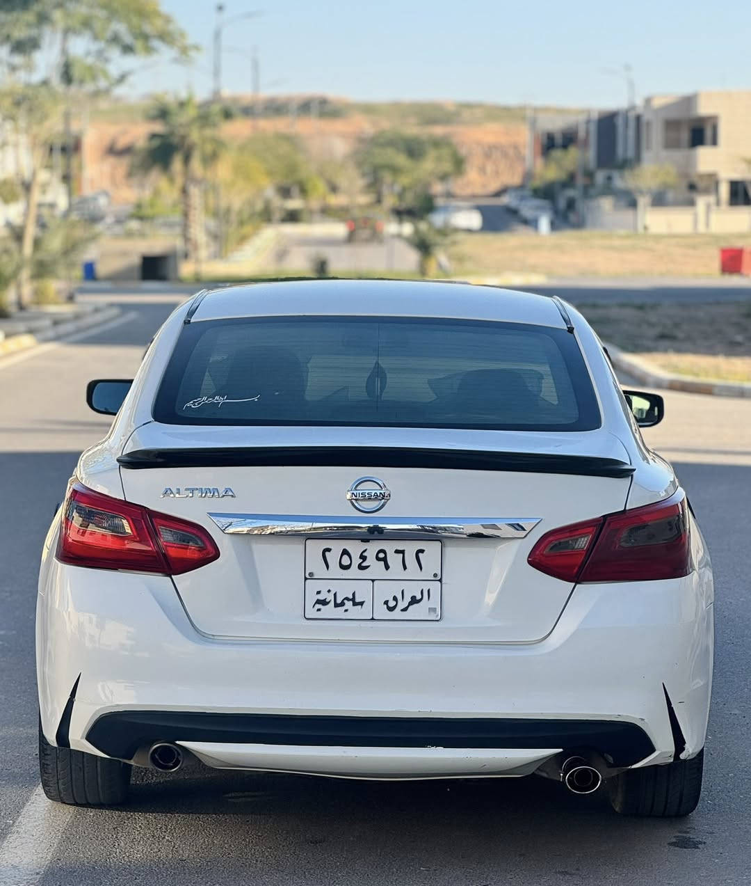 السلام عليكم اخوان
نيسان التيما
موديل 2017
#السعر117ورقه
#للاستفسار*********** 
 وصورة سونار مرفق
ويا صورة السياره
بجم كبس
كير ومحرك ابشرط جديد
حجم محرك اربعه سلندر2400
مواصفاته 
شاشه 
كامره 
تحكم استيرن
تثبيت سرعه 
كوشنات كهرباء
كير اوتو + طرح
تبريد تدفئه ابشرط  
حداديه ابشرط تخم تايرات جديد
رقم سليمانيه
سياره بسمي 
شرط تحويل او غرامه
مكان سياره ديالى خانقين
