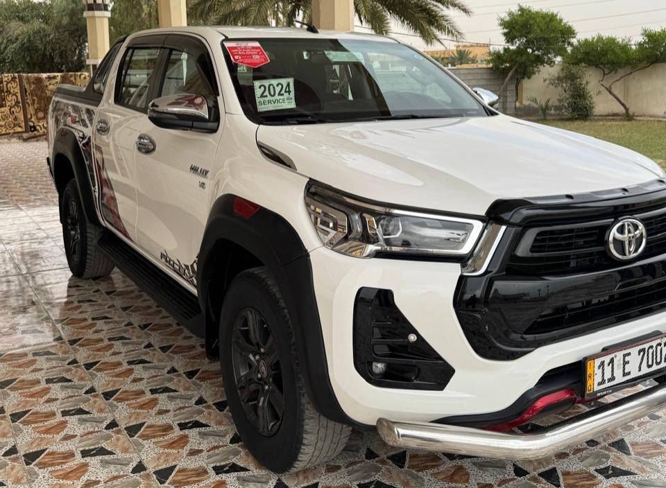 بيكم تيوتا هايلوكس 2024 فورويل TRD ساز باب اول
محرك 6 سلندر
 بيها بارد سونار موجود 
وشرط الفحص
ماشية 64 الف قابل للزياده 

🟪 السعر  :: الطلب في التعليقات ويوصلك مباشرة ✍️ 📩

بعدها بضمان الشركة
رقم بغداد  
على وضع الشركه بعدها

رقم صاحب سيارة ***********

