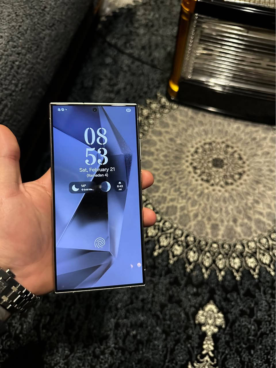 سامسۆنگ S24 ultra ، زۆر خاوێن و بێ کێشە (100/100). ڕام 12 گێگا و میمۆری 256 گێگایە. شةريكةي جيبالة مۆبایلەکە زۆر کەم بەکارهاتووە، 650$ مەجالێکی زۆر کەم
***********

سامسونج S24 ultra ، نظافة تامة 100/100. الرام 12
جيجا والذاكرة 256 جيجا. الجهاز استخدامه قليل جداً و ممتاز، شركة جبال ، السعر: 650$ مجال بسيط جدا 
*********** أربيل, العراق
