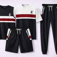 تراك قطن ليكرا • ٤ قطع • مقاسات M-XXXL