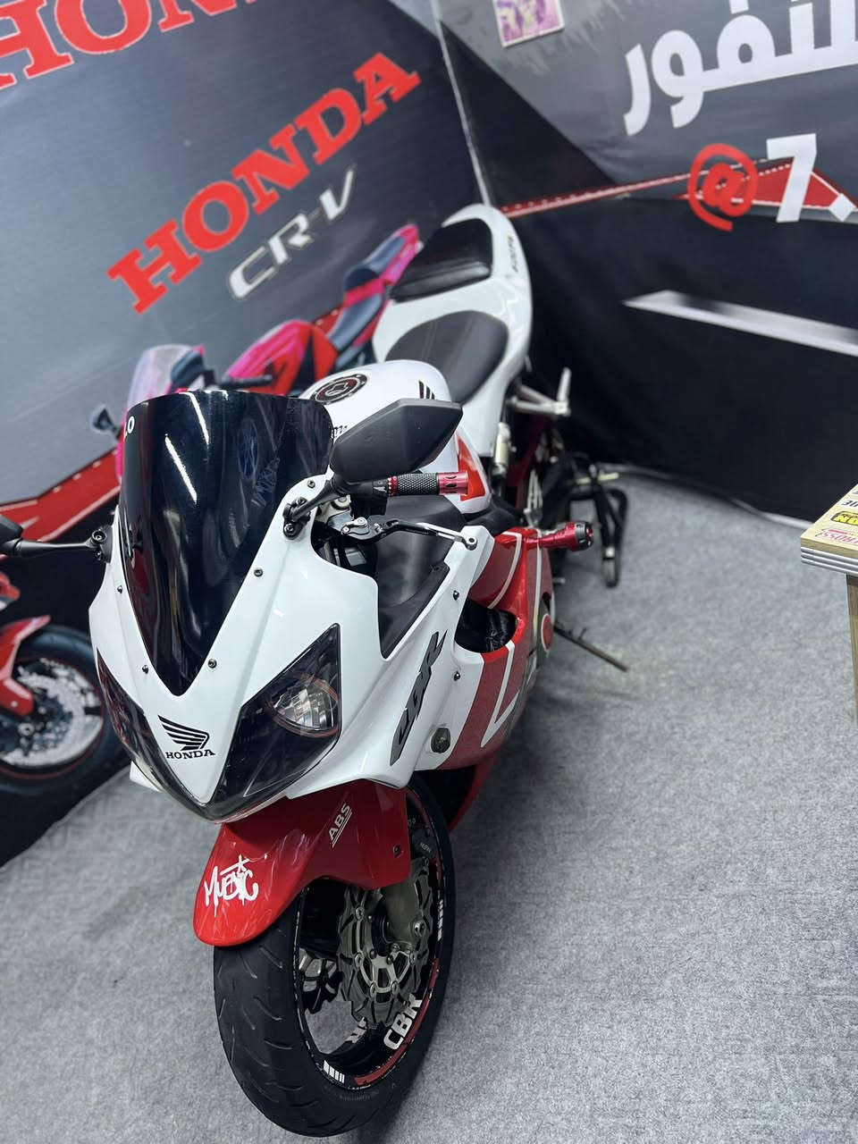 حلوه لبيع Honda F4i 600cc♥️🤍
مكينه كير كفاله تجي تفحص ♥️🤍

تايرات زوج جدد🤍

زنجيل جديد🤍

بكره زنجيل جديده🤍

واقيه زنجيل تزويد 🤍

فيت بم جديد 🤍

مجاول جدد وبلكات NGK اصلي جديد دسكات امامي خلفي جديد فلنجه خلفيه رياضي مشيفه 

اماميه فلنجه تزويد أراشي منضومه زنون LED اسوارات عيون داخل مازده شغل درجه أولى بكلايت خلفي حديث LED خليه قاعده رقم سويجات 2 باتري جديد سلايدرات رياضي مري مال حديث 

سعر33وبيه مجال لشراي مكاني كربلاء 

***********
