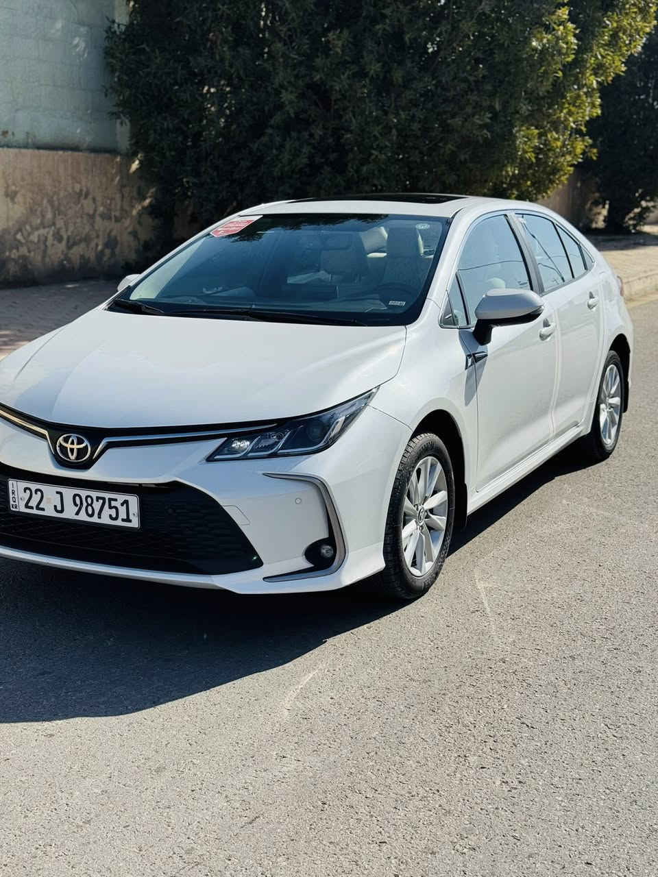 على بركة الله
كورلا 2024 رقم اربيل 
ساز باب اول
مكفولة كفالة عامهه 
فووووول فتحة وشحن لاسلكي وباقي المواصفات المعروفة
ماشية 50 الف 
تحويل ثاني يوم 
مكان السيارة رمادي 
السعر 189 وبيها ممجال 
***********
