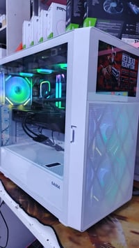 تجميعه مستعمل ضمان 10 يوم RYZEN5 7600 MB B650 ASUS DEEP COOL 360MM RAM...