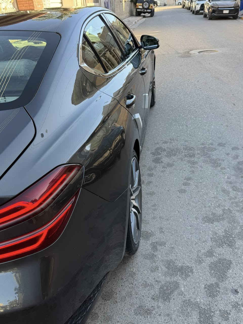 من رخصه الادمن                                                                      G70للبيع.  فول ما عدا الفتحه والتبريد كشنات مواصفاته معروفه  ضربه امريكا دعاميه وخشم البنيد بلعراق صار بيه جاملغ . السونار منشور سعره 205بيه مجال رقم ***********متواجد ع الواتساب
