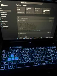 Asus tuf F 16 Open box   144Hz RGB keyboard   8G ram , 512GB , rtx3050...