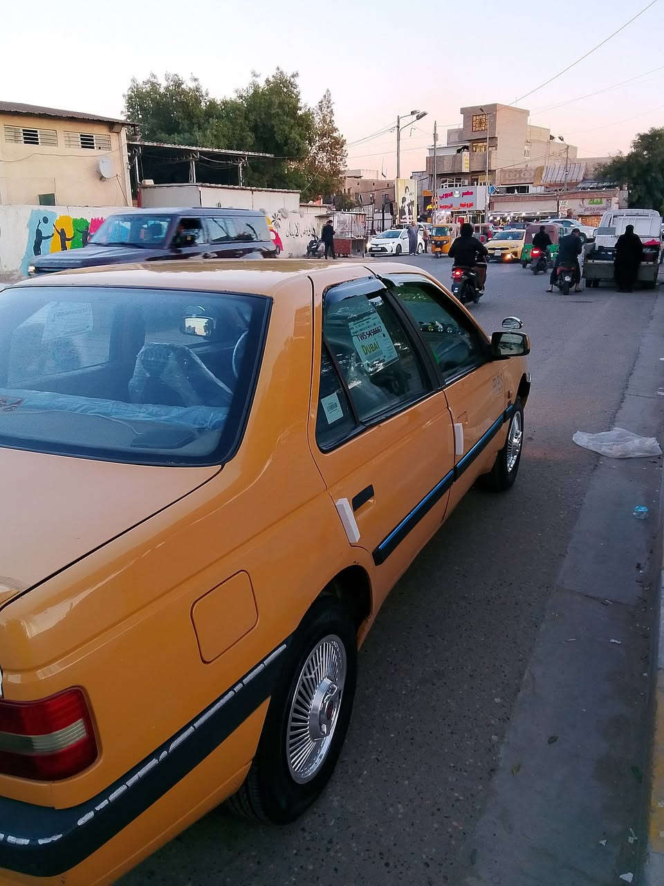 بيجو لميس موديل 15كيرمحرك بي خيط بخار كلللش قليل دوشمة جديدة تخم تاير جديد مصفرة هية وغرامات هزة جديدة بسمنة تحويل ثاني يوم رقم جديد ترايك وين ميعجبك سعر 33 مكان بغداد حرية ***********
