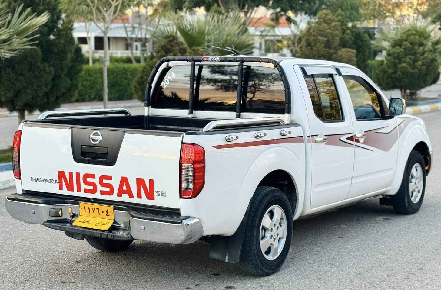 السَلٱمٌ عـَلـْيگمّ
من رخصة أدمن 
سعر ( 97 )ورقه 
للاتصال ***********
 نيسان نيفاره محرك بلادي  
موديل 2014 
كير اونوماتيك
شاشه ايباد 
كاميره خلفي
 تبريد تدفئة كله شغال
كير محرك خير من الله شرط
دواخل جديد 
صدر امامي خلفي جديد 
بطاريه جديد  هزه جديده 
تخم طايرات جديد
‏كهربائيات—كله شغال 
شرط سياره جاهزه
سياره مابي نواقص بدون مصرف  
رقم سليماني
سياره شرط تحويل او غرامه
عنوان ديالي خانقين ✅
