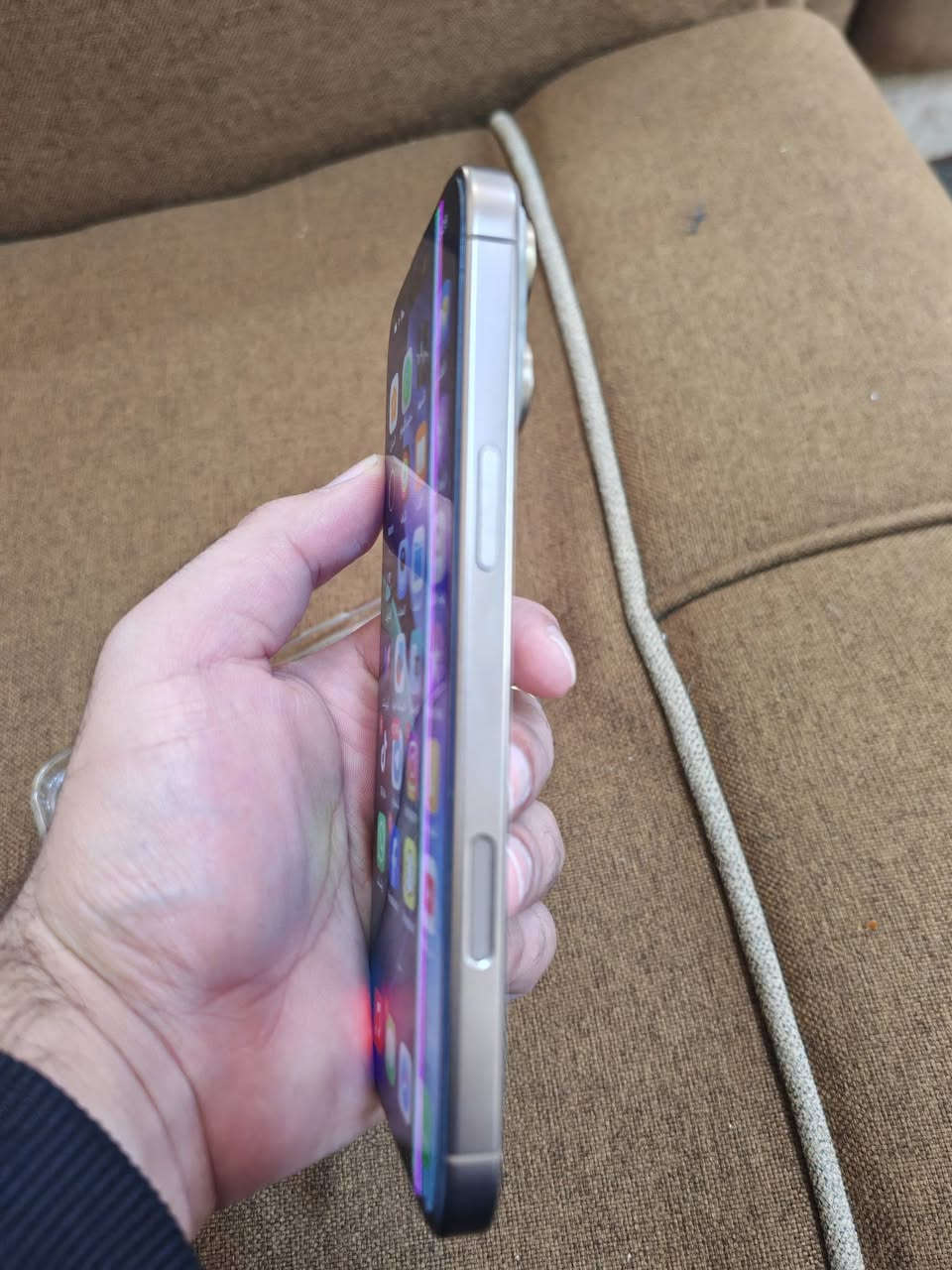 السلام عليكم
ايفون16برو ماكس 
256
بطاريه91
الجهاز لا مفتوح ولا مبدل بي شي 
مكفول 
الجهاز ماستر 
مابي ولا شخط كله شغال 
فقط وكع وصار بي هلخطوط
للبيع او المراوس
مكاني الخالص 
سعره 890
***********
***********
