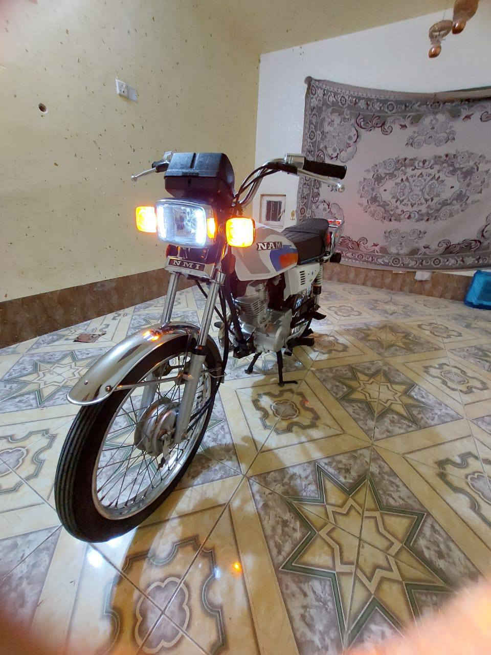 سلام عليكم نامة شلامجة مديل  2023 أصولي دراجة 7 اوراق شرط ترقيم سعر  1100 مكاني نجف توصل ***********
